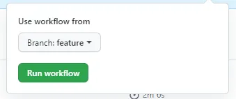 Select the branch that you want to deploy.