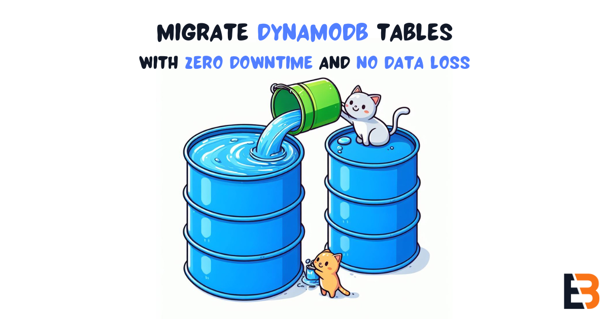 Migrate DynamoDB tables with zero downtime and no data loss
